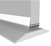 Climaloc CF20400 Adaptable Door Bottom with Fins, 36 in L, Vinyl
